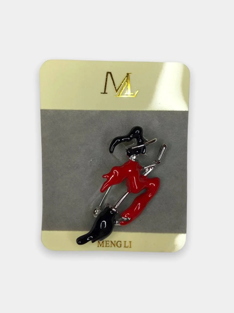 Кораллово-розовый брошь на одежду "Fashion Jewerly" / значек на одежду