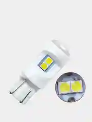 Автомобильная светодиодная лампа / лампа светодиодная LED W5W T10 6SMD 3030 с линзой (Э)