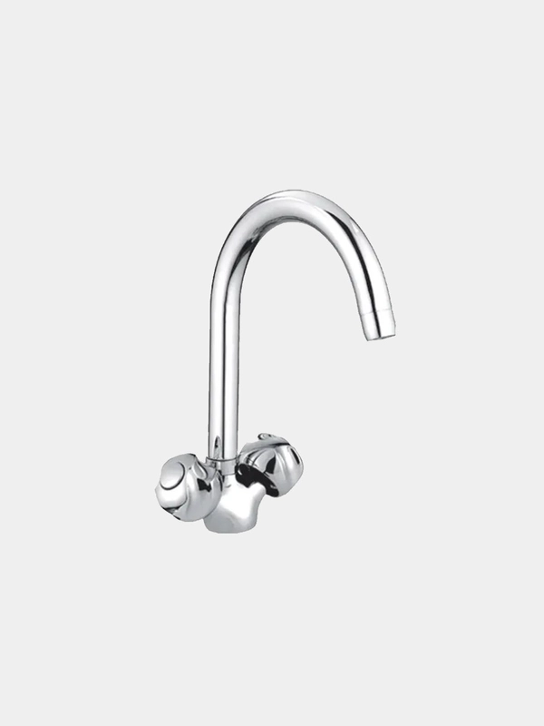 Смеситель для кухонной мойки Ledeme L4326, хром
