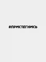 Наклейка "Пристегнись"