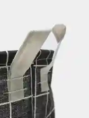 Белый корзина складная с ручками для хранения белья и игрушек
