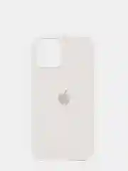 Белый чехол Silicone Case для iPhone 13 Pro, закрытый низ