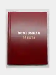 Папка "Дипломная работа" без бумаги