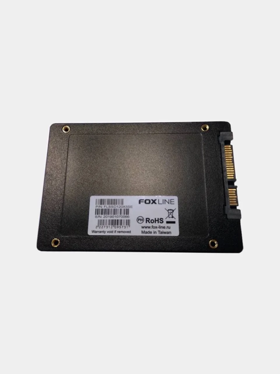 Foxline 120 ГБ SSD жесткий диск для компьютера или ноутбука SATA3 накопитель 2.5"