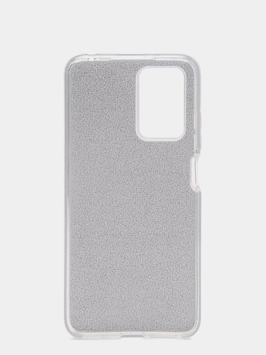 Серебряный чехол блестящий XIAOMI REDMI 10