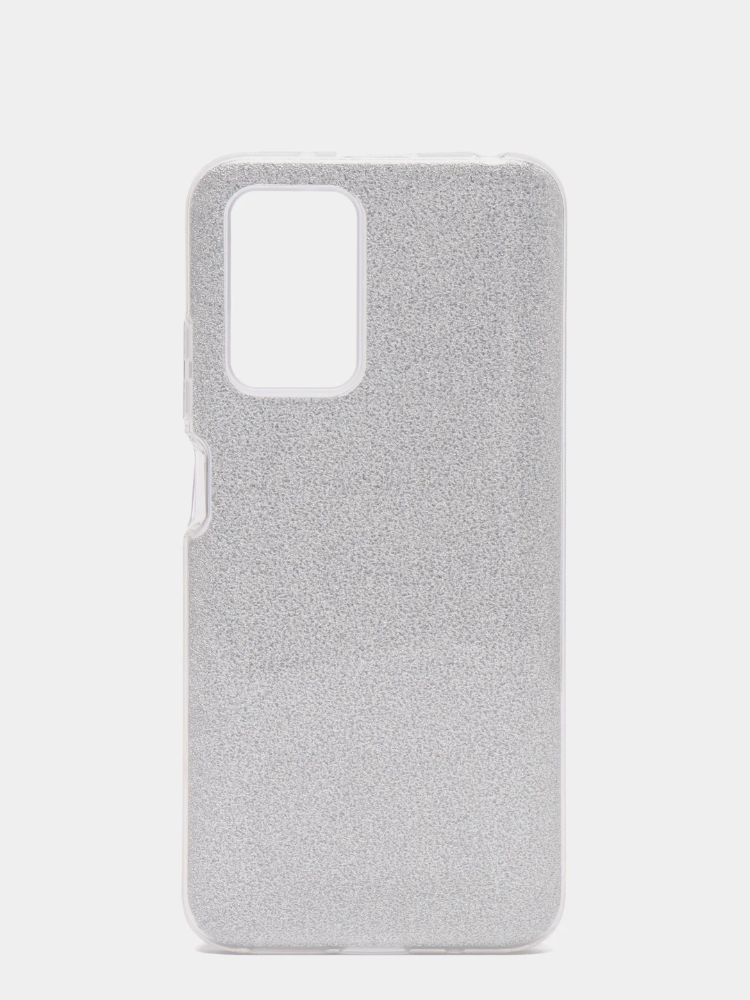 Серебряный чехол блестящий XIAOMI REDMI 10