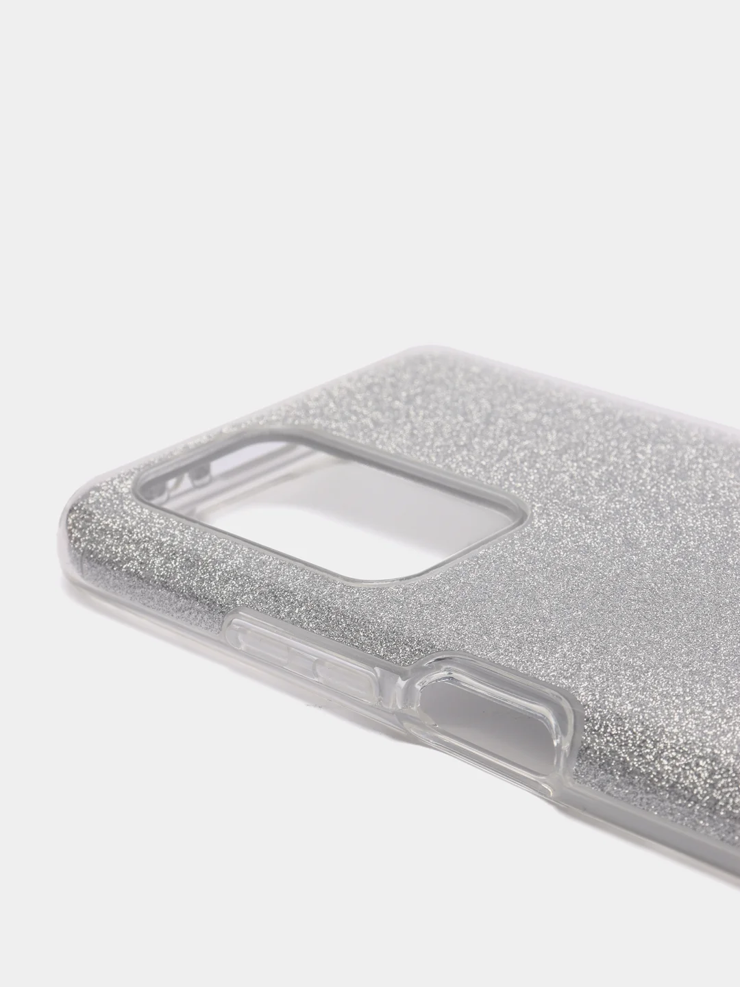 Серебряный чехол блестящий XIAOMI REDMI 10