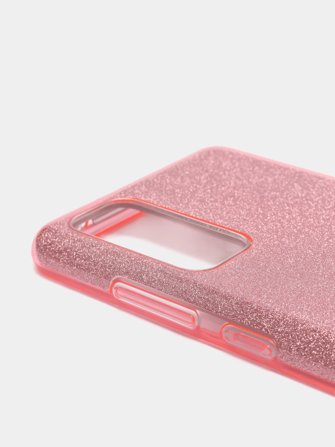 Розовый чехол блестящий Samsung S20 FE