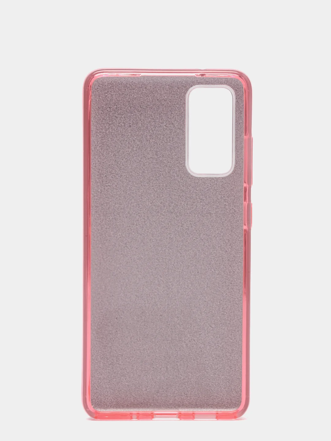 Розовый чехол блестящий Samsung S20 FE