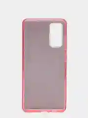 Розовый чехол блестящий Samsung S20 FE