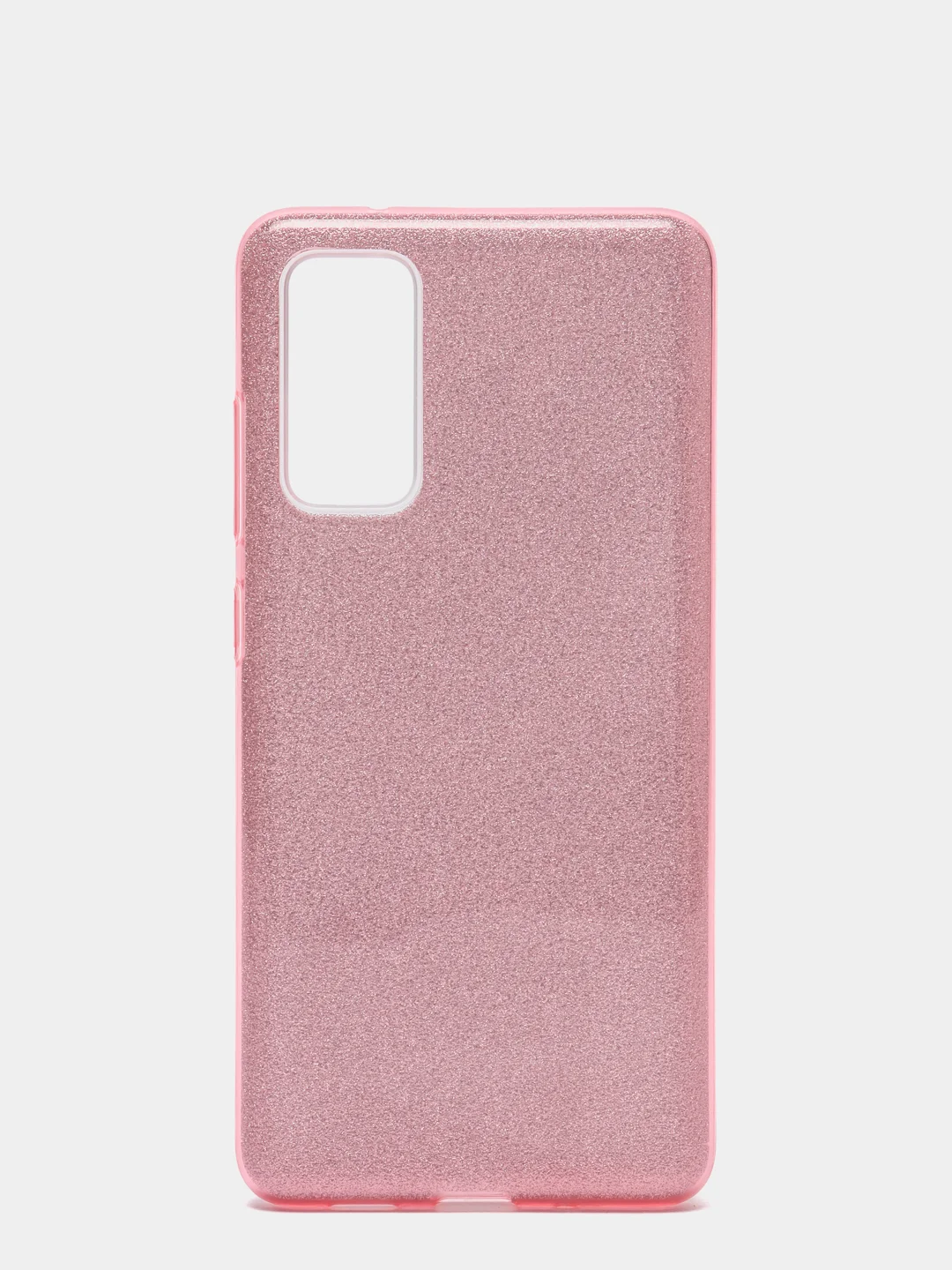 Розовый чехол блестящий Samsung S20 FE