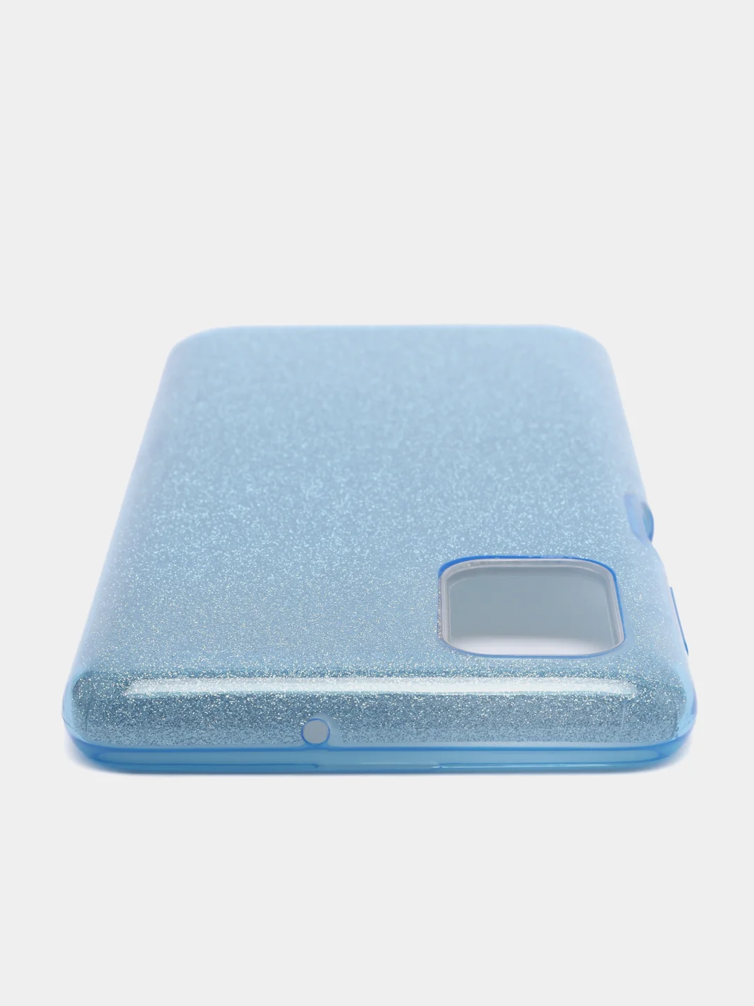 Голубой чехол блестящий SAMSUNG M51