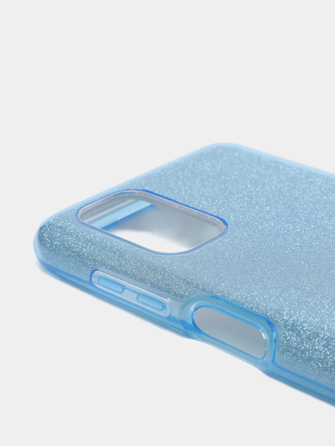 Голубой чехол блестящий SAMSUNG M51