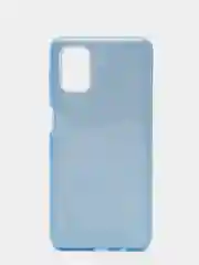Голубой чехол блестящий SAMSUNG M51