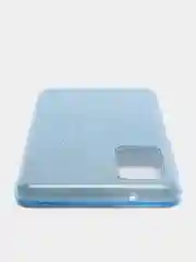 Голубой чехол блестящий Samsung S20 FE