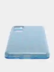 Голубой чехол блестящий Samsung S20 FE