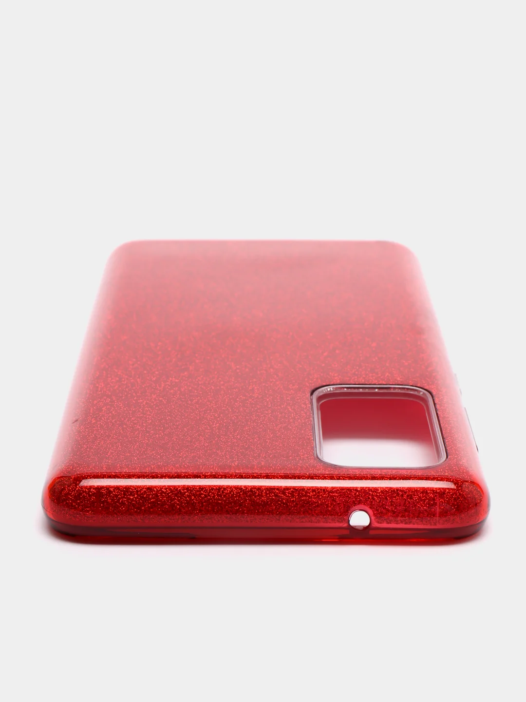 Алый чехол блестящий Samsung S20 FE