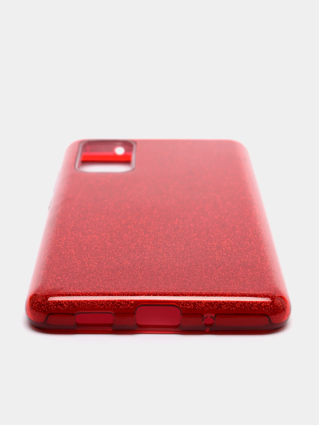 Алый чехол блестящий Samsung S20 FE