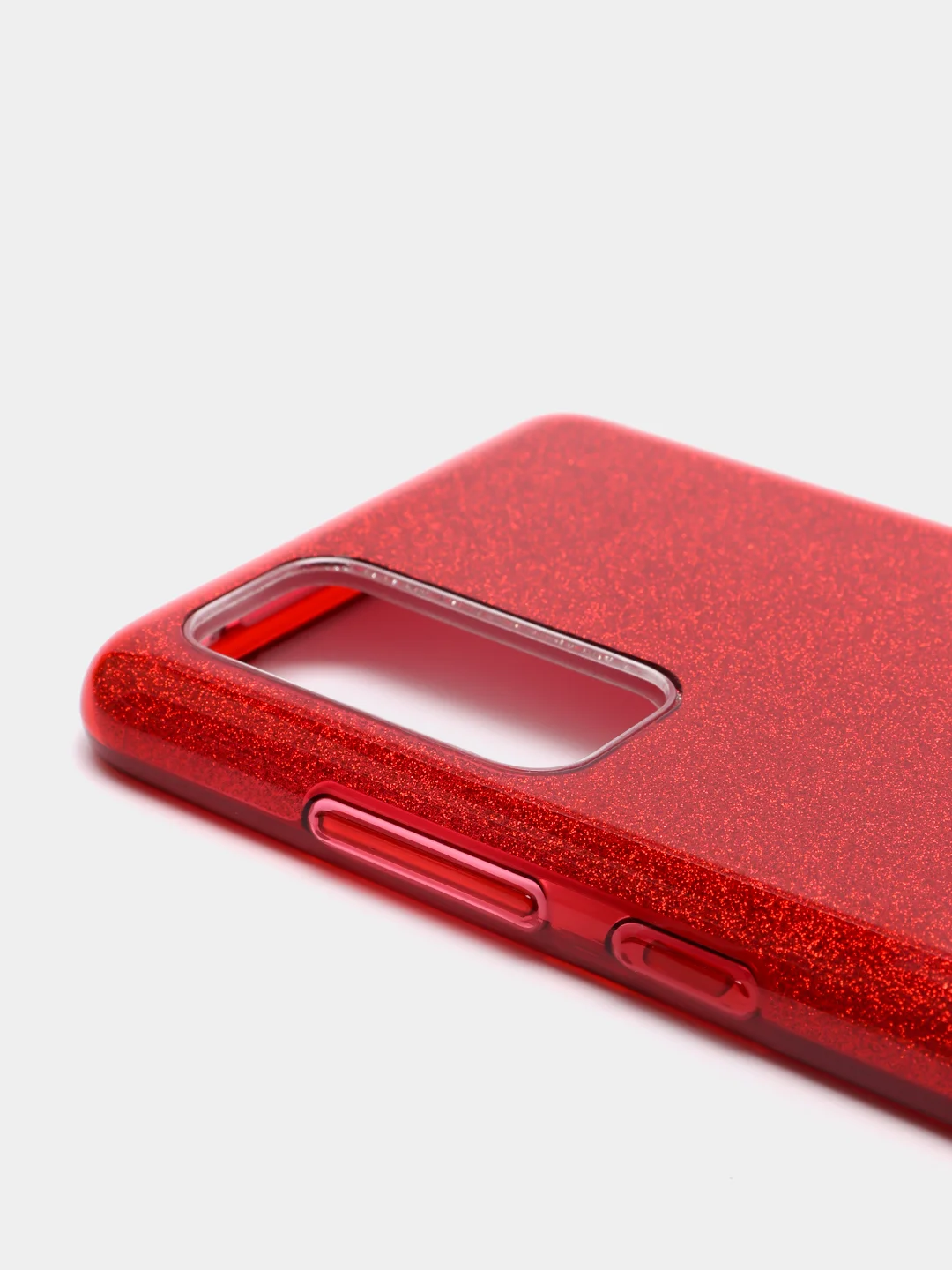 Алый чехол блестящий Samsung S20 FE