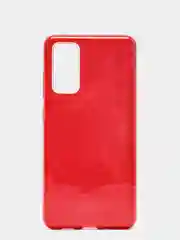 Алый чехол блестящий Samsung S20 FE