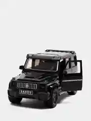 Черный машинка металлическая 1:24 Mercedes-Benz G-class Brabus 19 см, инерционная