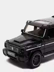Черный машинка металлическая 1:24 Mercedes-Benz G-class Brabus 19 см, инерционная