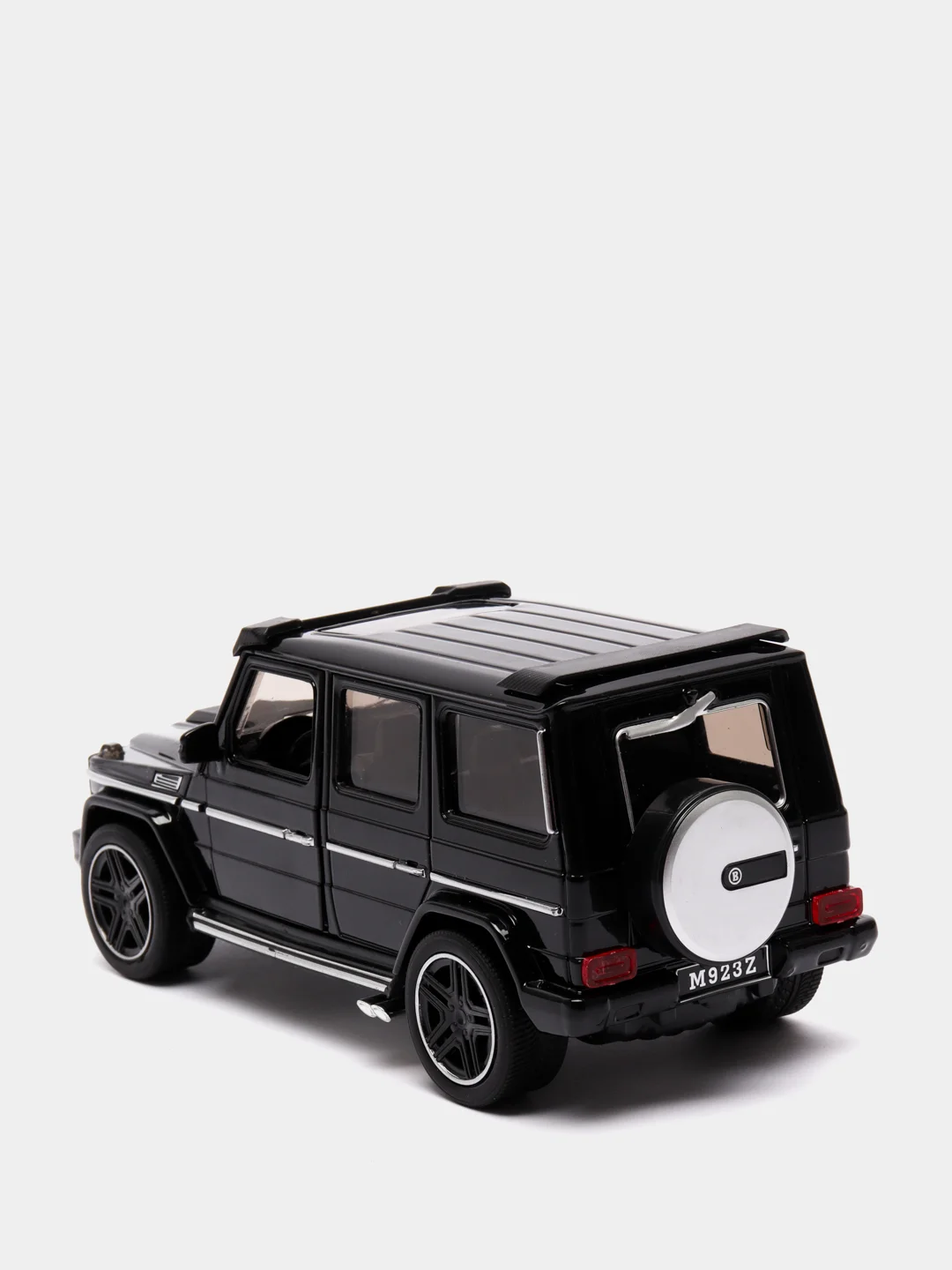 Черный машинка металлическая 1:24 Mercedes-Benz G-class Brabus 19 см, инерционная