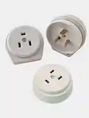 Вилка-розетка для электрической плиты 32 А, 250 В, 2Р+РЕ белая