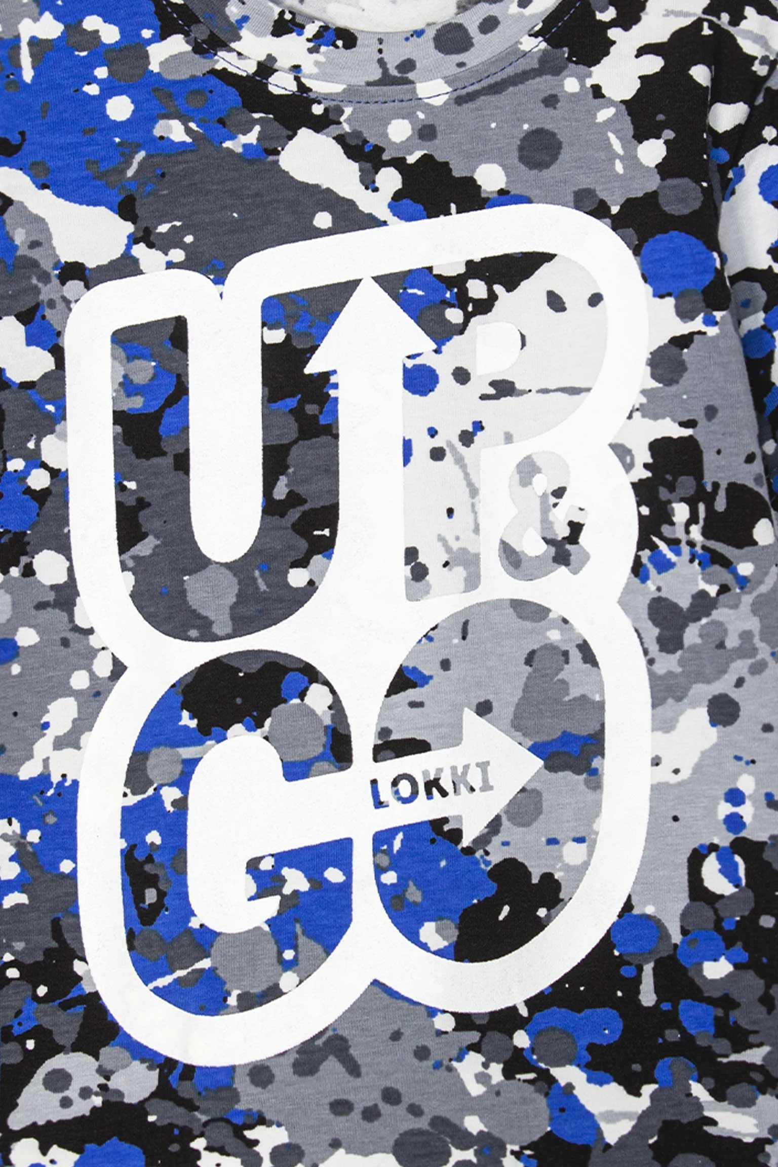 Тёмно-серый футболка детская для мальчика LOKKI, 7112-070, серый, белый, красный, т. синий