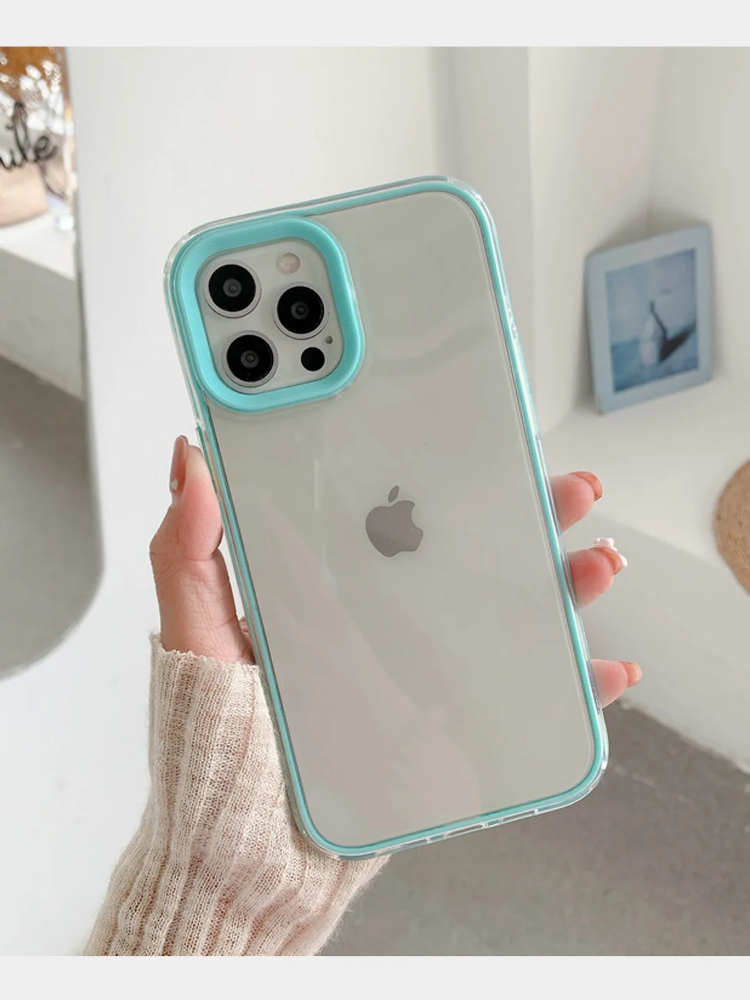 Бирюзовый чехол для iPhone 11, iPhone 13, бронекейс