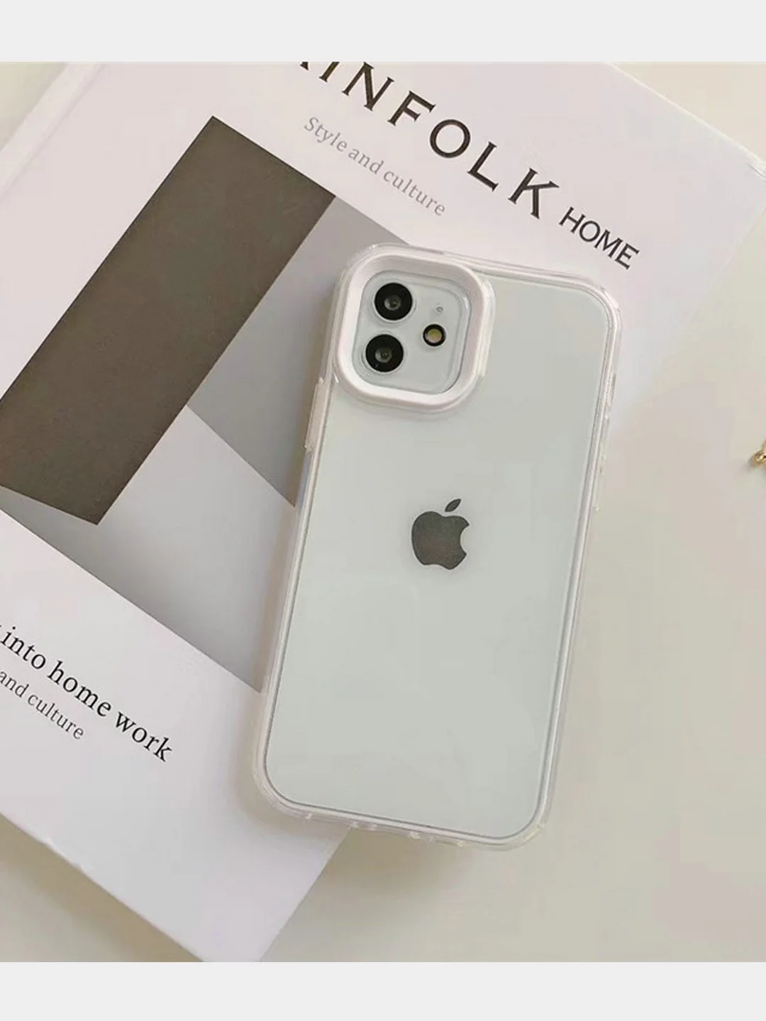Белый чехол для iPhone 11, iPhone 13, бронекейс