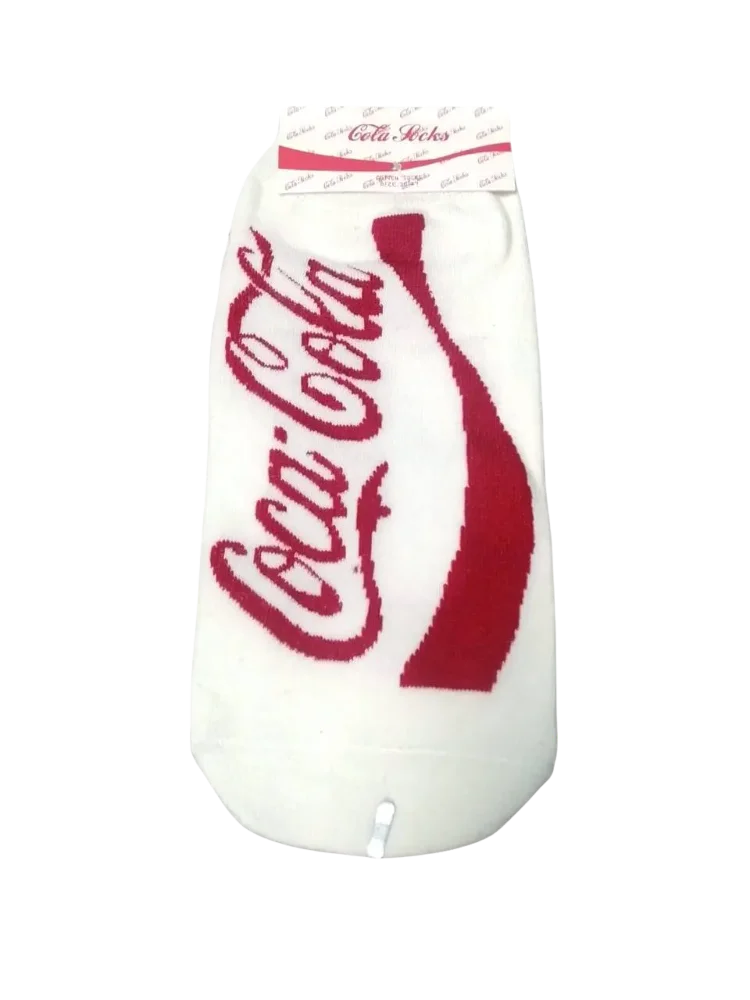 Молочный носки женские укороченные Кока кола (Coca Cola)