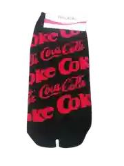 Черный носки женские укороченные Кока кола (Coca Cola)