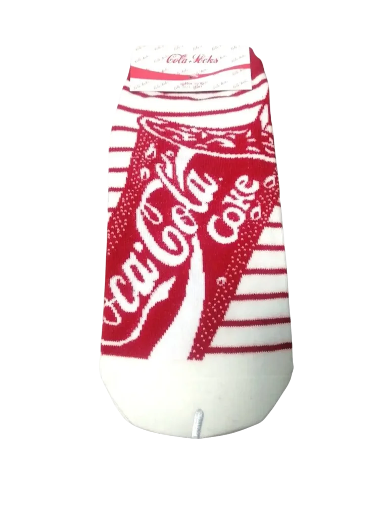 Кремовый носки женские укороченные Кока кола (Coca Cola)