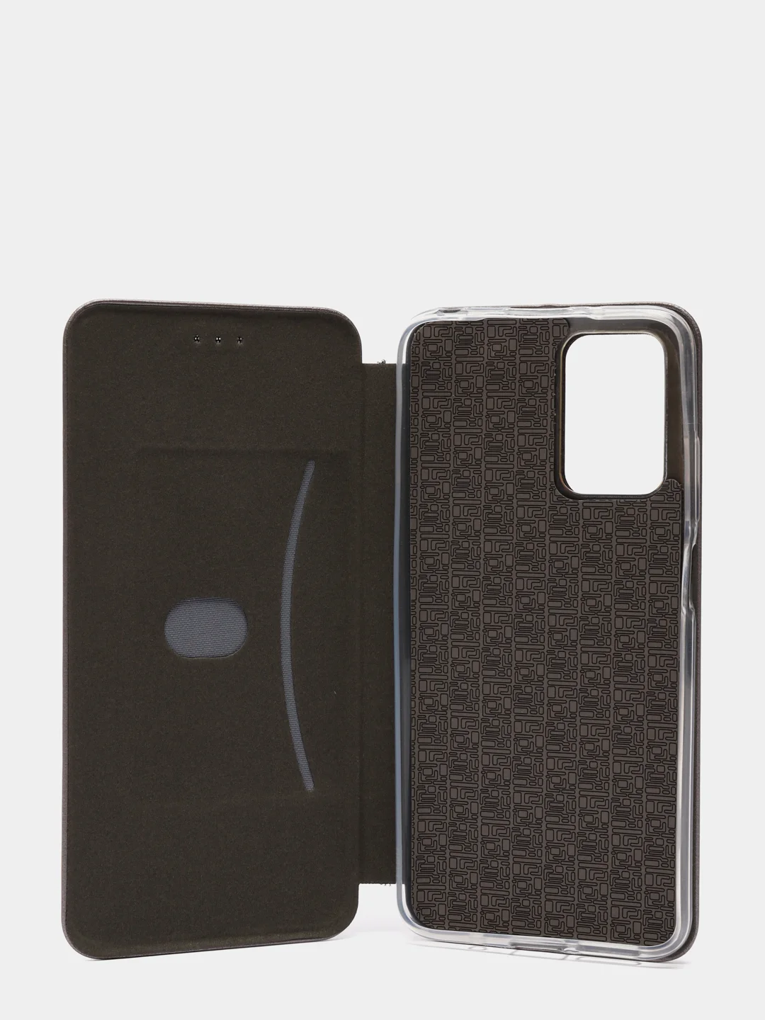Серый чехол книжка XIAOMI REDMI 10