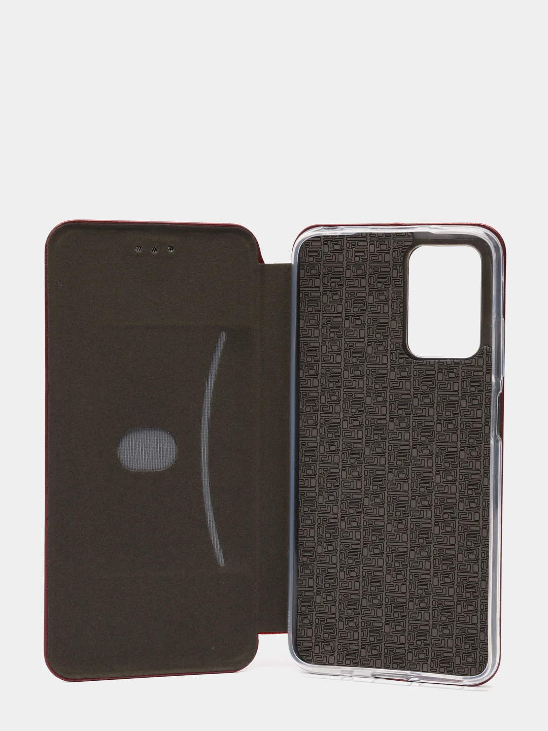 Бордовый чехол книжка XIAOMI REDMI 10