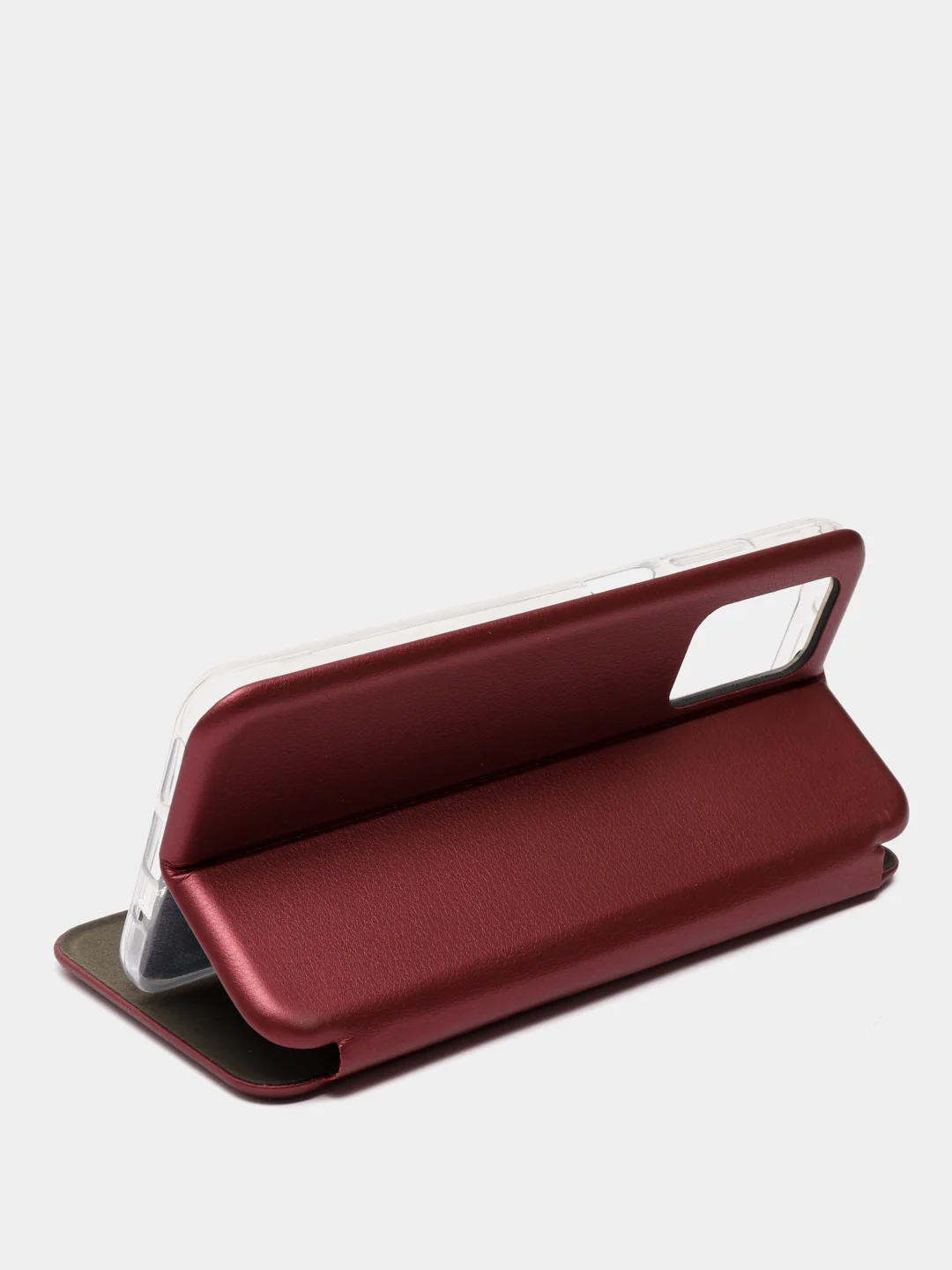 Бордовый чехол книжка XIAOMI REDMI 10