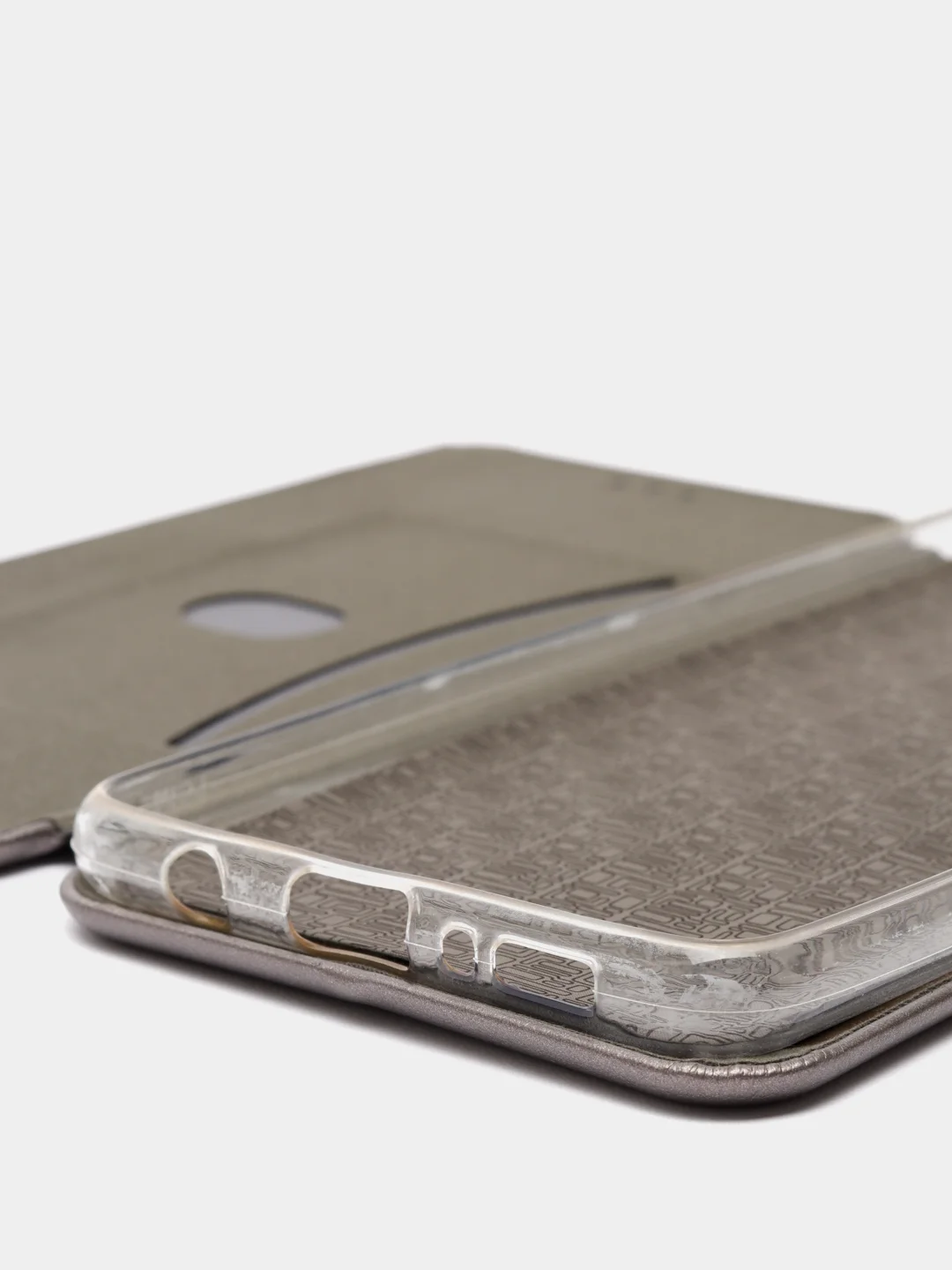 Серый чехол-книжка Samsung M51