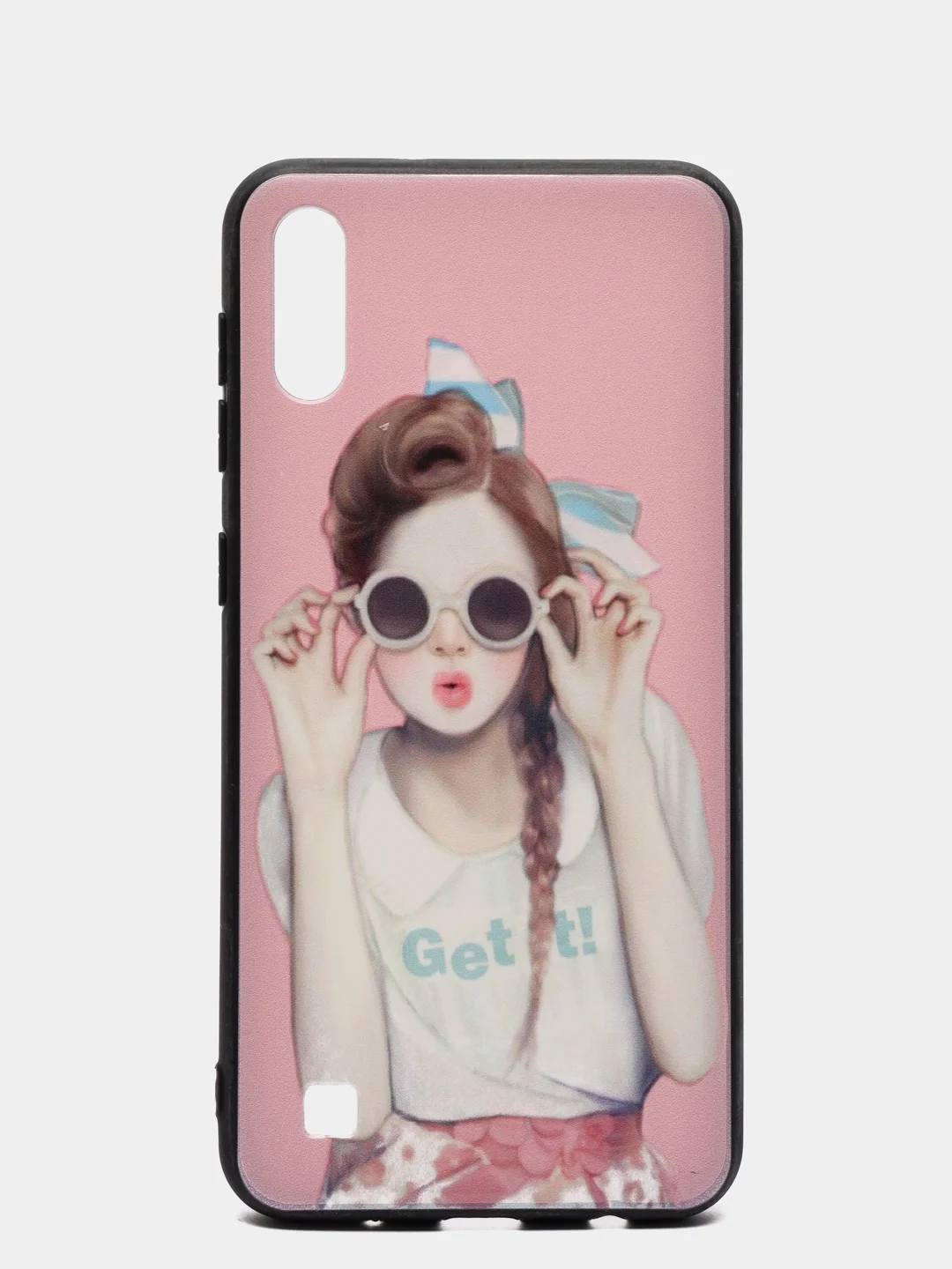 Розовый чехол Samsung A10