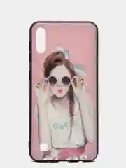 Розовый чехол Samsung A10