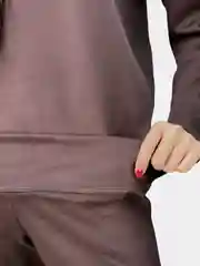 Худи коричневое, удлинённое