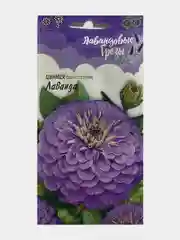 Семена цветов Цинния "Лаванда"