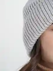 Серый шапка женская с флисом
