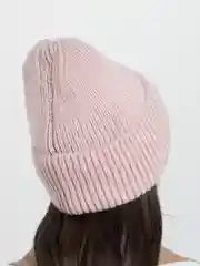 Коралловый шапка женская с флисом