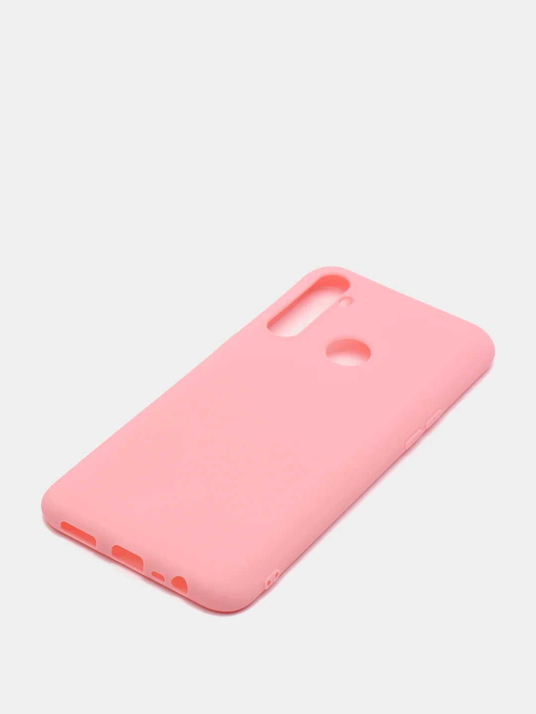 Розовый чехол силиконовый для Realme 5 / Realme 6i / Realme C3