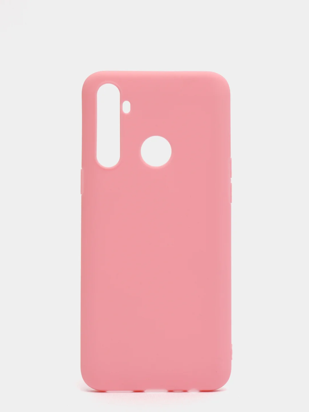Розовый чехол силиконовый для Realme 5 / Realme 6i / Realme C3