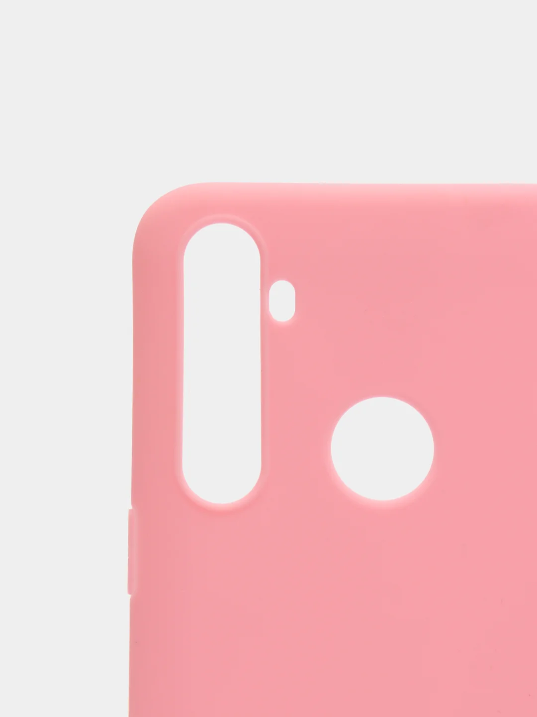Розовый чехол силиконовый для Realme 5 / Realme 6i / Realme C3