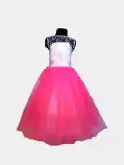 Алый нарядное детское платье