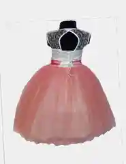 Пудровый нарядное детское платье