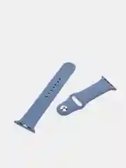 Синий меланж ремешок силиконовый для Apple Watch 42/44